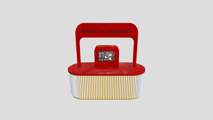 Coffee Stall 3D Model