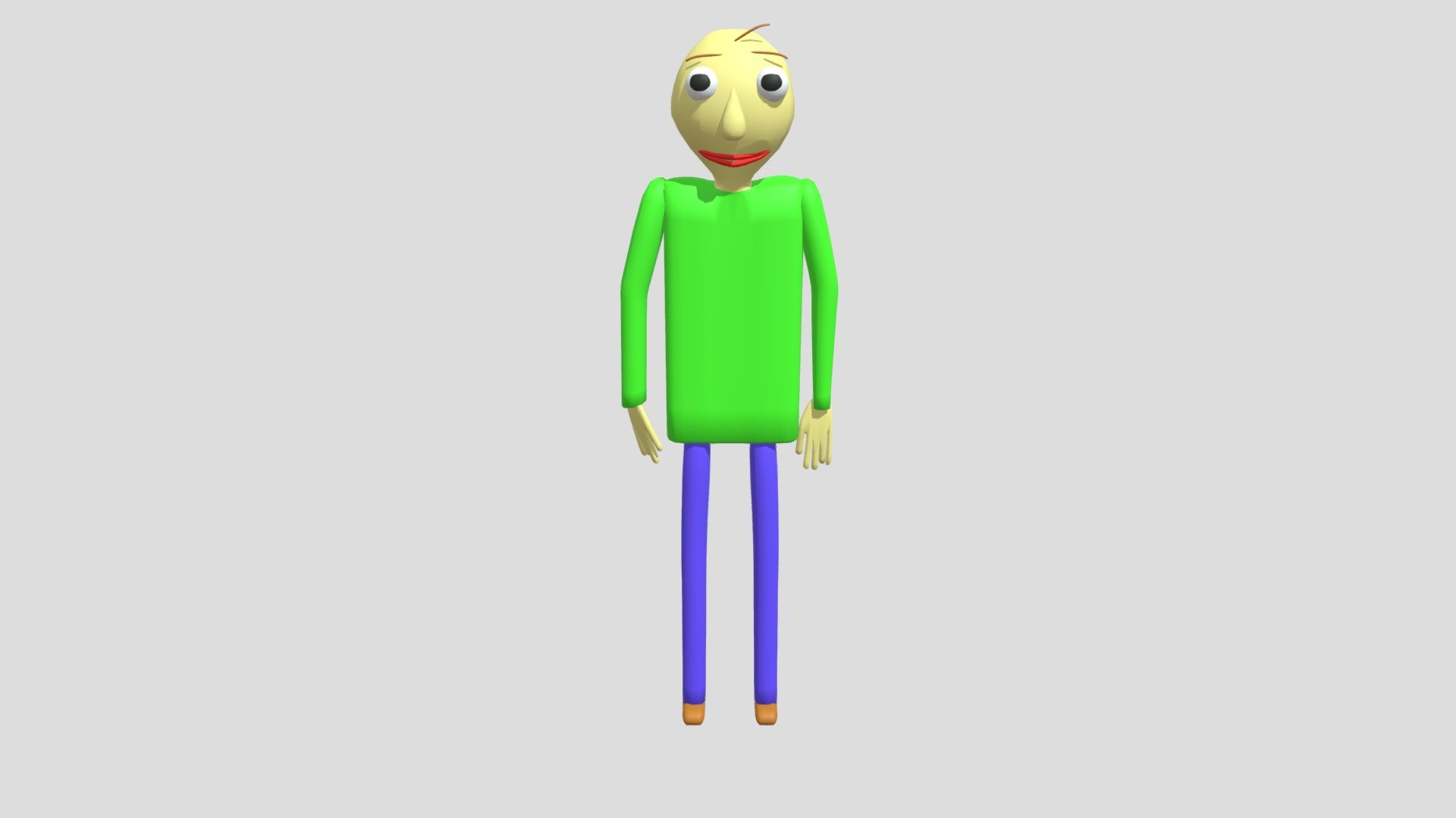 Non glitched Baldi - Download Free 3D model by Baldi And More ...