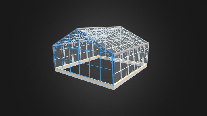 Теплица АЛЬФА 3D Model