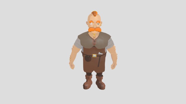 Blacksmith 3D Model