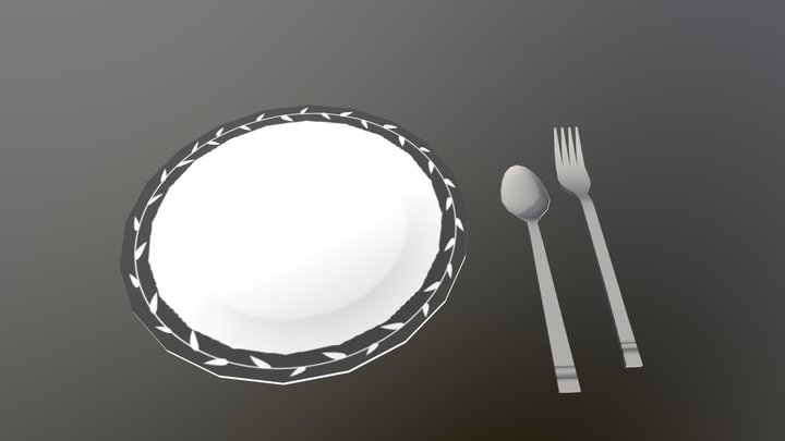 Table Setting 1 3D Model