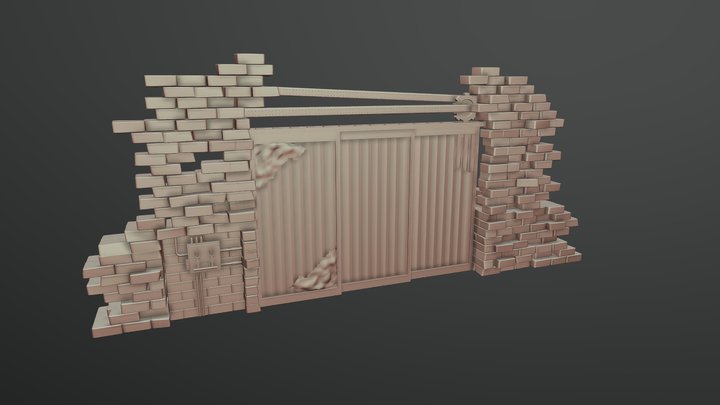 Gate, DBD board game 3D Model
