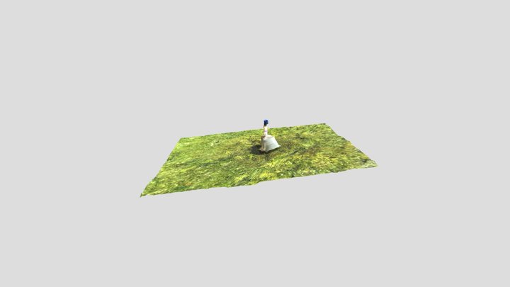 blue man tape dispenser 3D Model