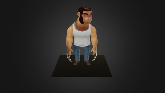 Wolvie 3D Model