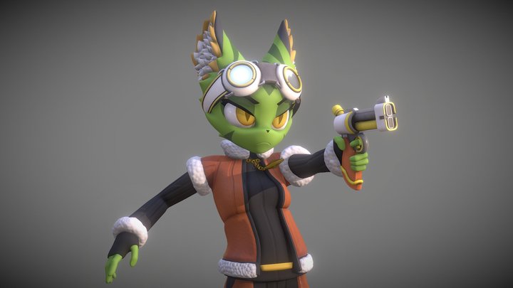 [Freedom Planet]  Carazon Tea 3D Model