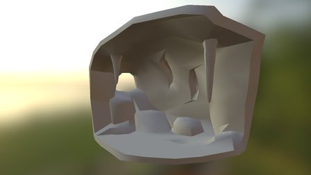Decomposer scene Cave 3D Model
