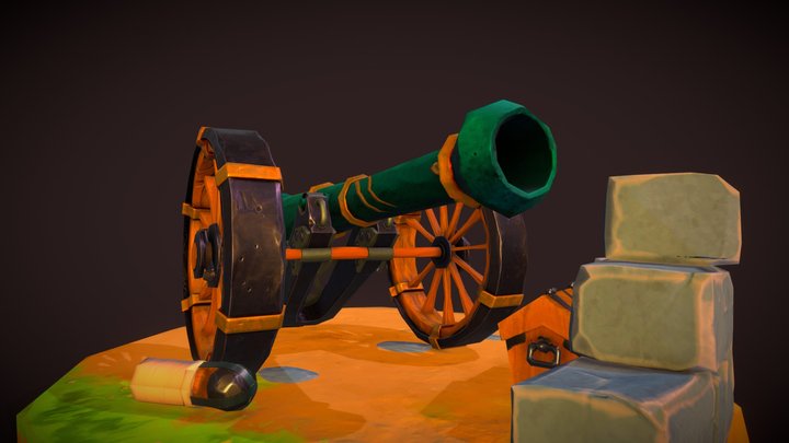 [Student_work] Stylized Canon 3D Model