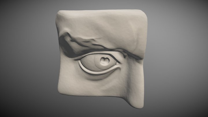 Anatomy study: Eye 3D Model