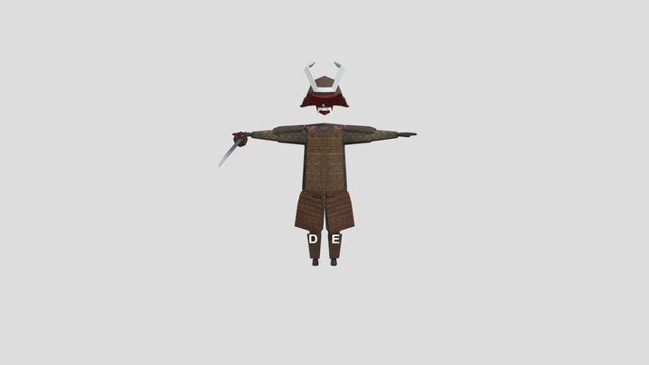 Ghost Samurai 3D Model
