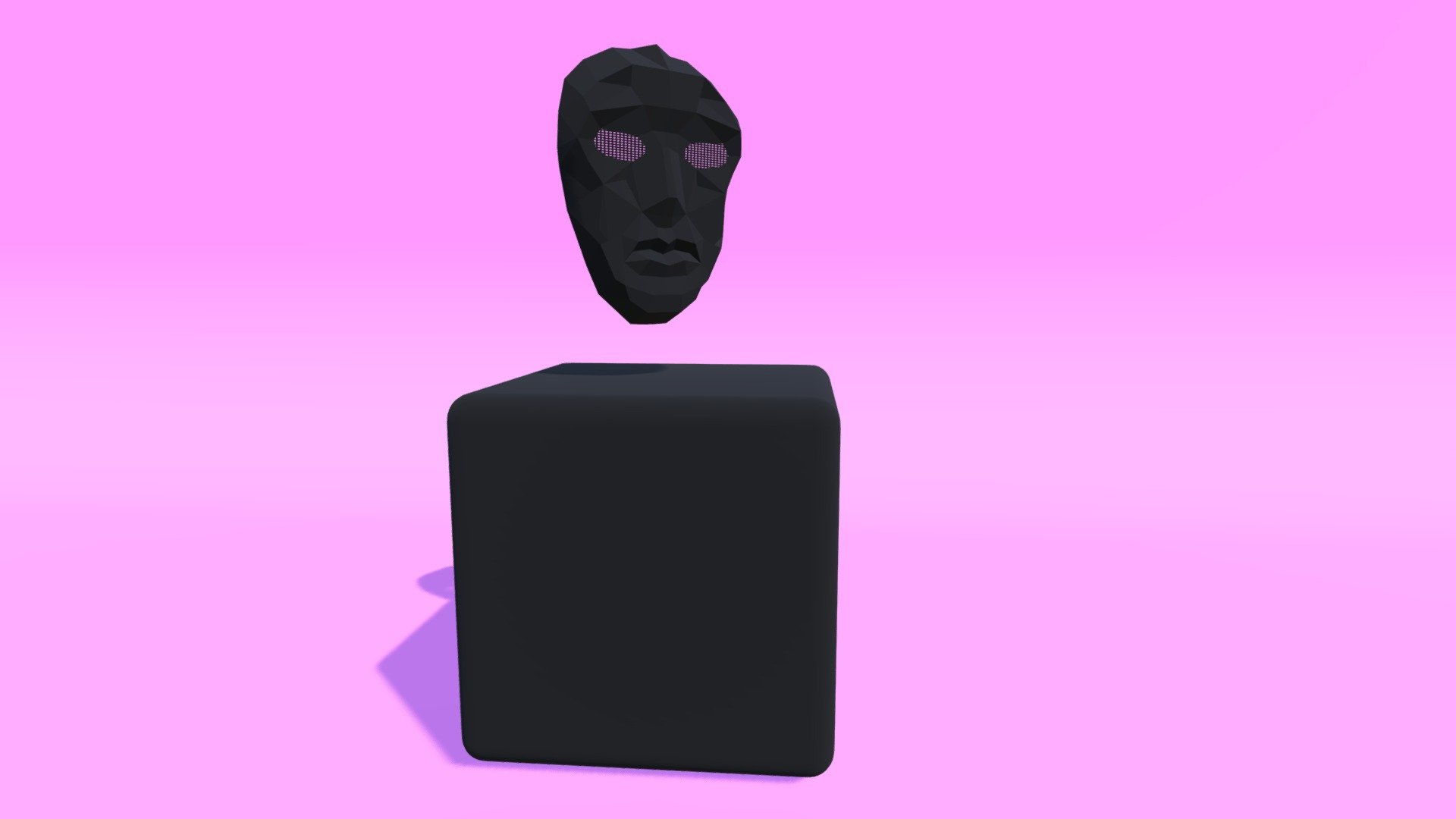 THE FRONT MAN squid game mask(fbx,obj,blend)