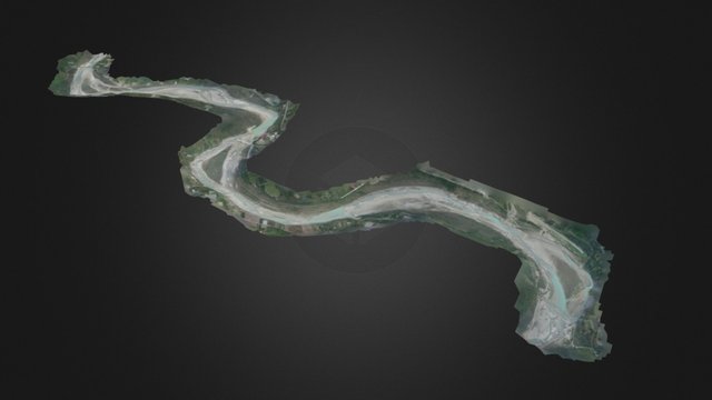 楠梓仙溪 Nan-Zih-Sian creek @Kaohsiung, Taiwan 3D Model