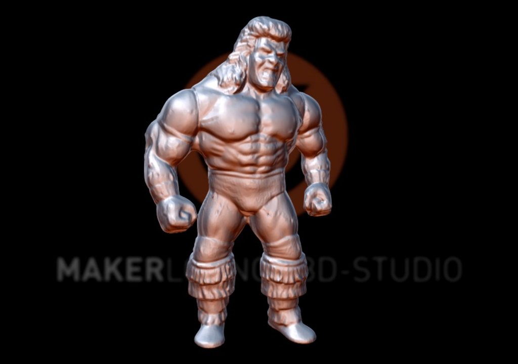 Ultimate Tutorial Warrior Scan Vf Ultimate Warrior 3D-Scan - 3D model by Makerlounge 3D-Studio