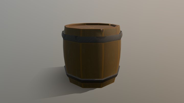 Barrel 3D Model