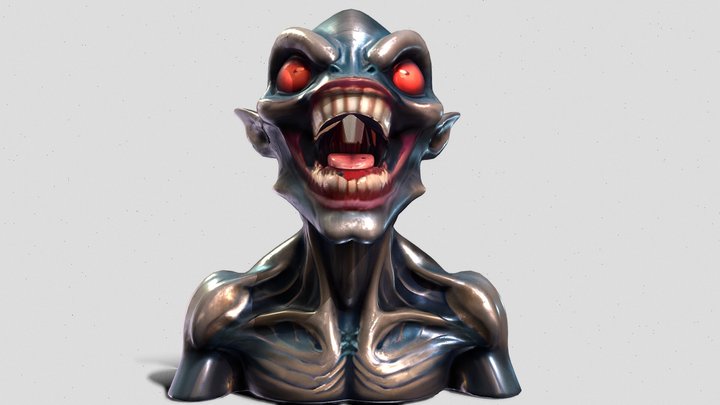 Alien Monster 3D Model