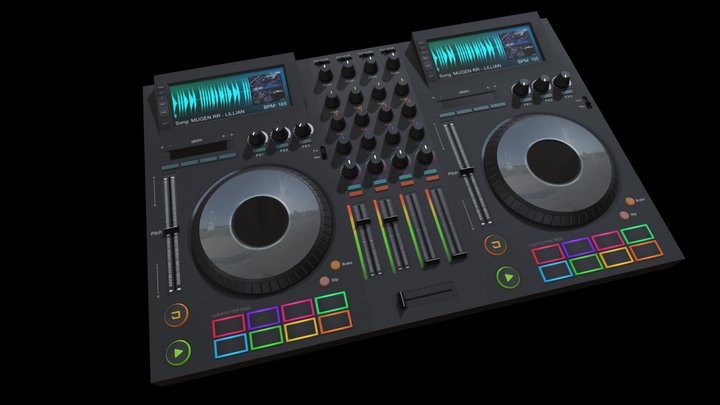 DJ Controller 3D Model