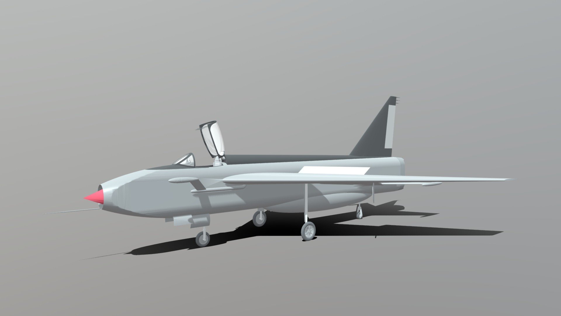 Electric Lightning FR.MK.IIIV (landed)