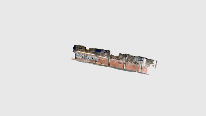 Brickwall tagged 3D Model