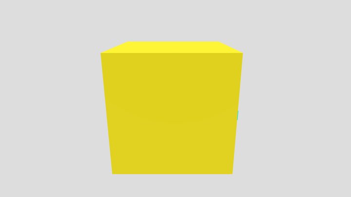 Geometry Dash Cube 2 | Icon Kit 3D 3D Model
