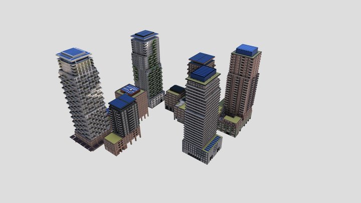 Spot project Amsterdam 3D Model