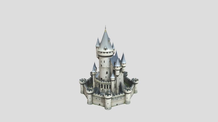 Medieval castle 3D Model