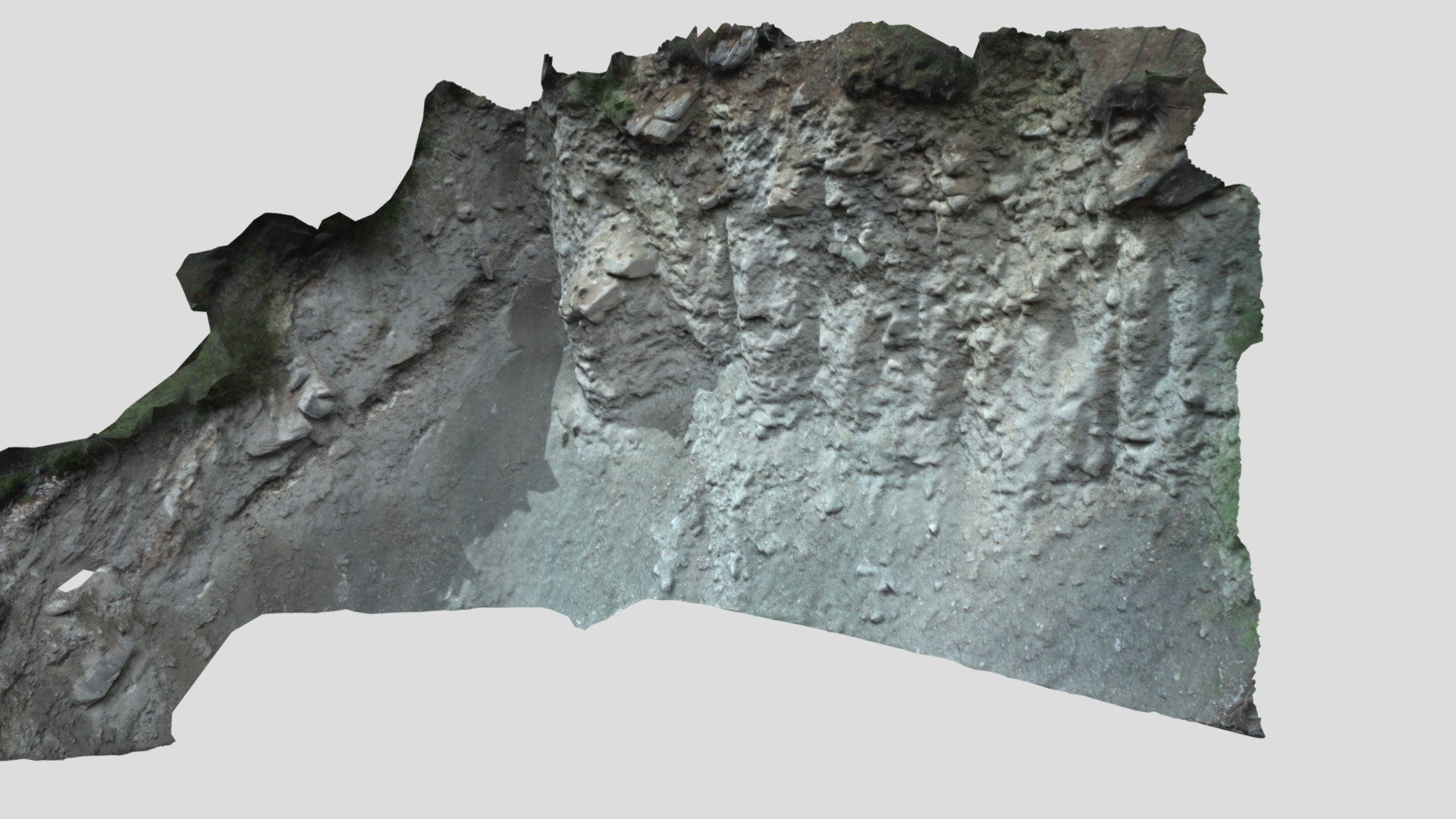 Aktiver Erosionsgraben Nauders
