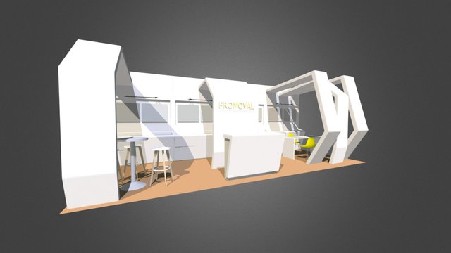 Atelier OCTA - Stand PROMOVAL 01 3D Model
