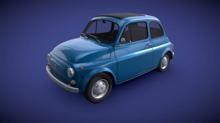 Fiat 500 | Personal Work 3D Model