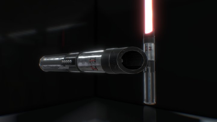 Darth Vader Lightsaber 3D Model