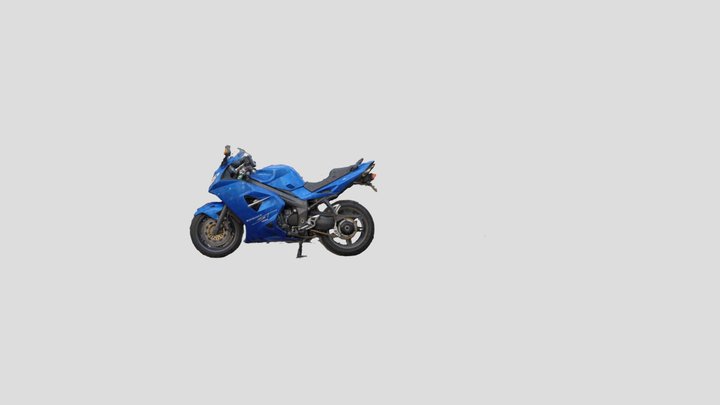 MOTO en 3D essai 3D Model