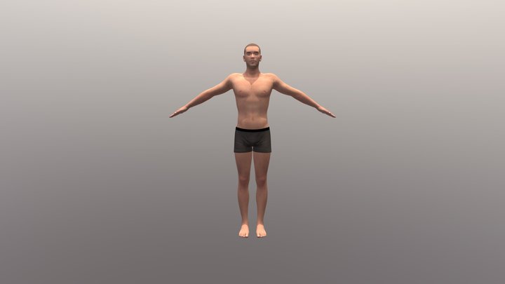 Realistic human 3D Model
