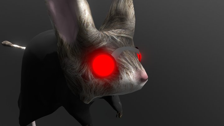 Rato Canguru 3D Model