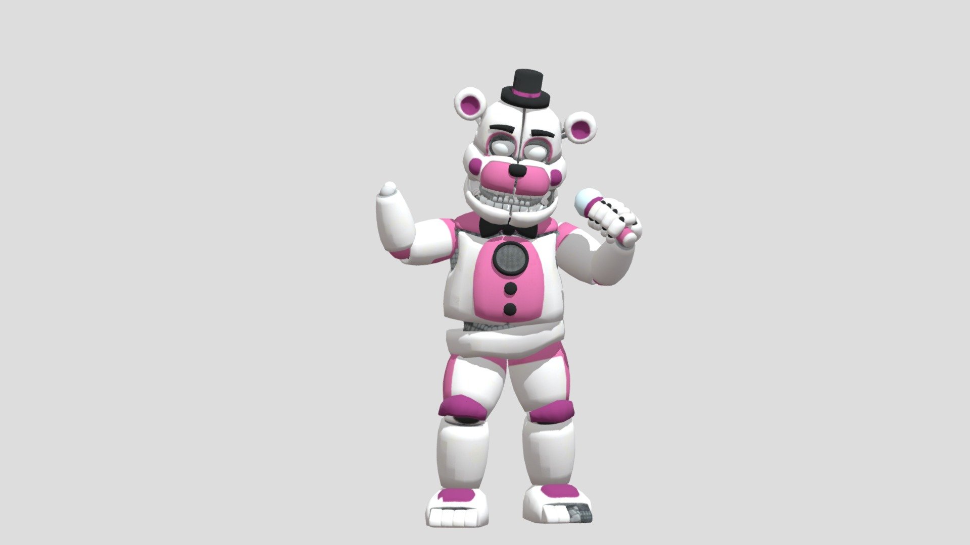 Fnaf AR Funtime Freddy - Download Free 3D model by Frostbear (@Teamfnaf)  [4d9877c]