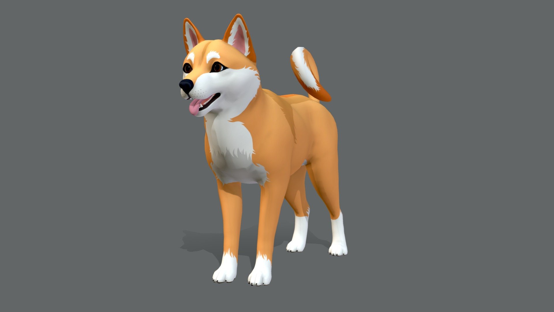 Cartoon Dog - Shiba Inu - Buy Royalty Free 3D model by RedDeer ...