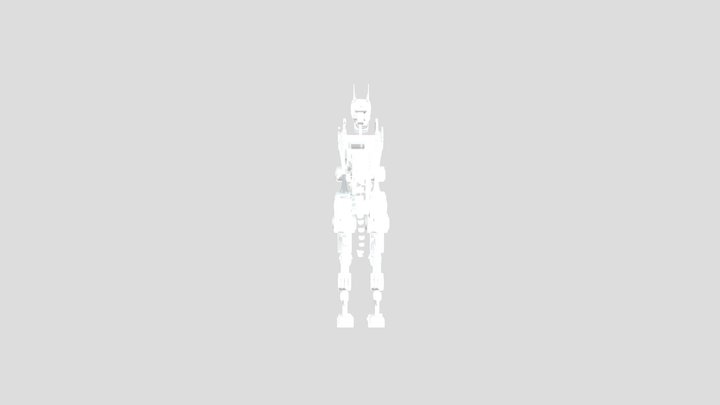 Robot dog dieselpunk 3D Model