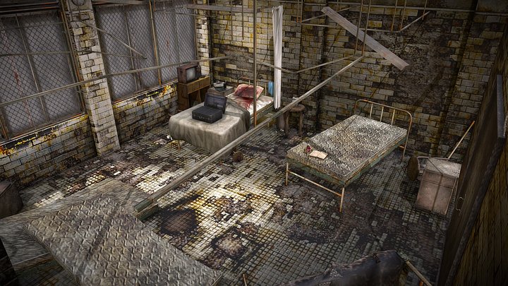 Prison cell-Slient hill – Modello 3D gratuito STL