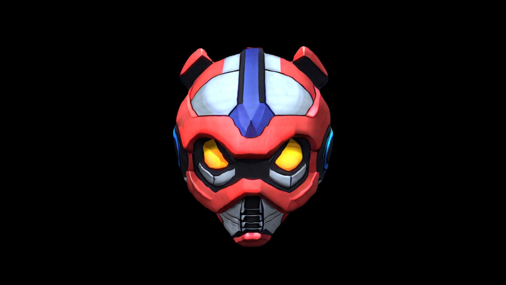 Helmet Mask Robot Cartoon 1118 - Download Free 3D model by klrxyz ...