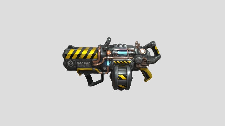 Deep Rock Blaster 3D Model