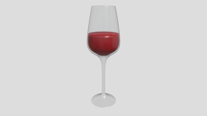 Wine Glass Full – Gratis 3D-model STL