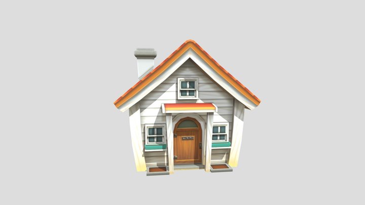 LowPoly House 3D Model