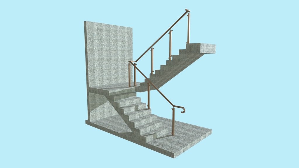 Sunrise Bch BAL3 Stairs Posts & Handrail