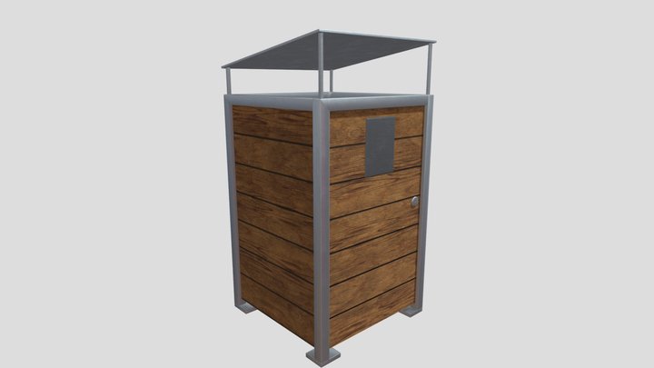 Litter Bin #3 3D Model