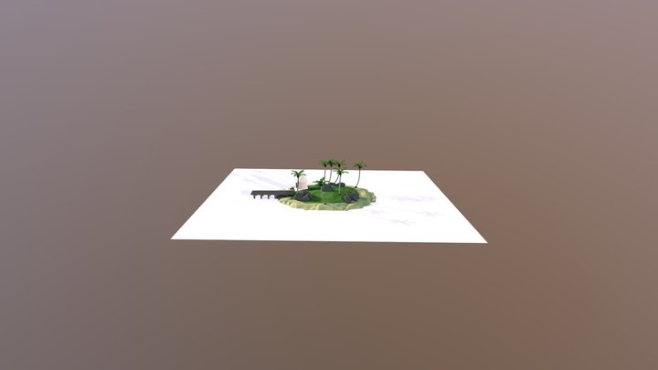 Tropical Island 3D Model