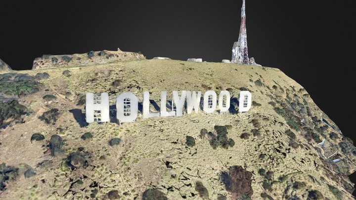Hollywood Sign – Modèle 3D gratuit STL