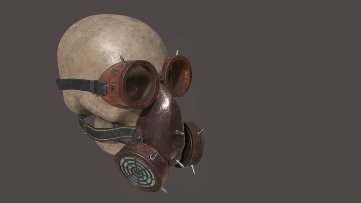 Steampunk_Gas_Mask 3D Model