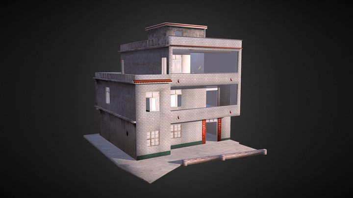 平房room 3D Model