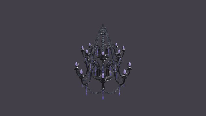 Chandelier Project - Twisted Wonderland 3D Model