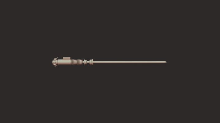 Sable Laser Luke Skywalker 3D Model