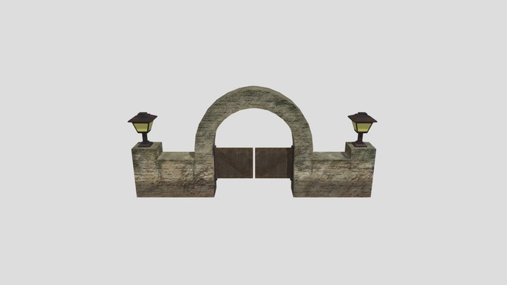 Gate_01 3D Model