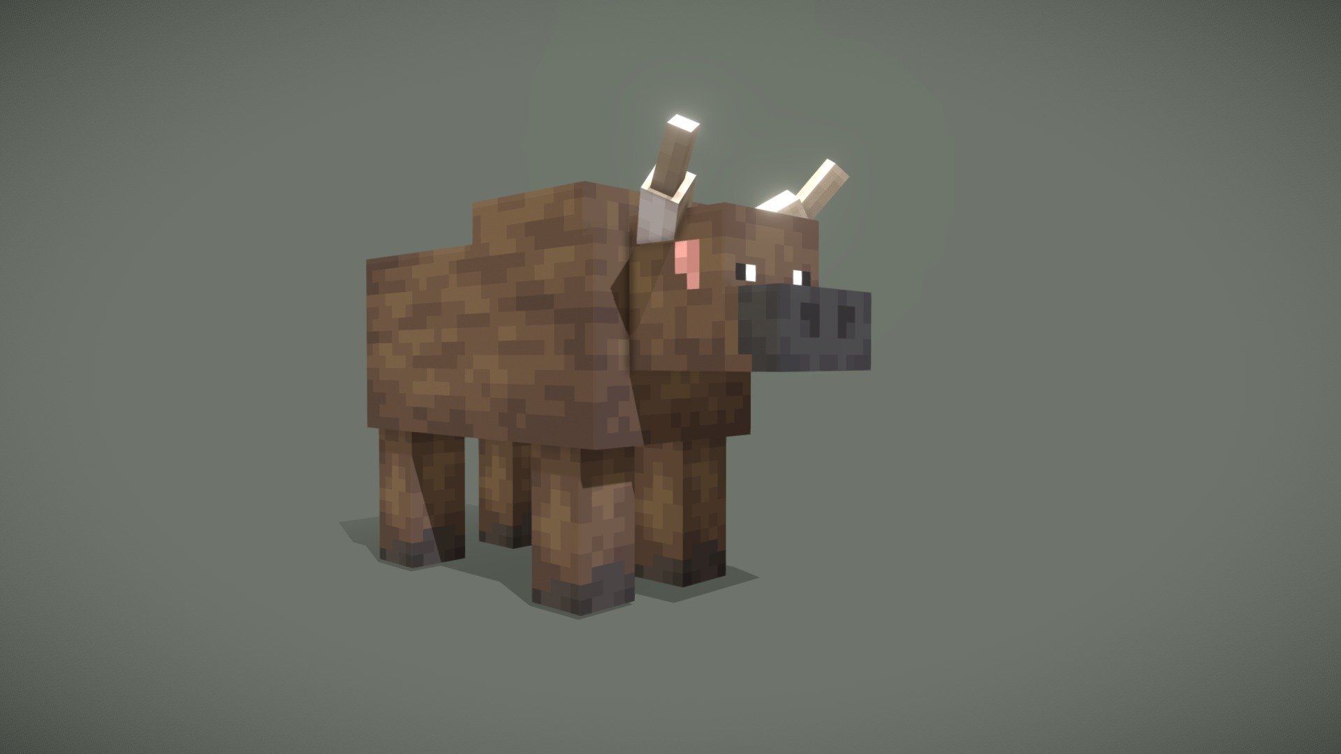 Aurochs | Minecraft model - 3D model by kenddie [149a654] - Sketchfab