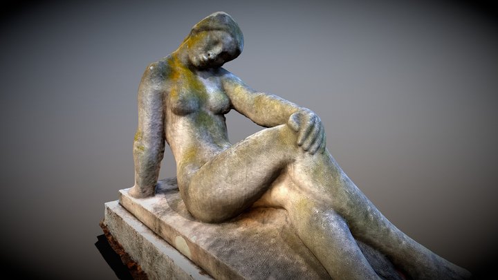 Statue La Varenne 3D Model